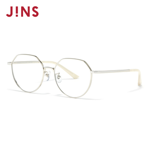 JINS睛姿含镜片近视镜钛框轻舒适简约可加配防蓝光镜片UTF25A263