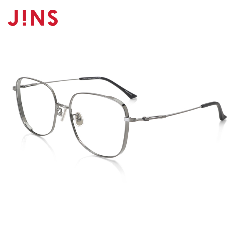 jins睛姿男士金属镜框近视镜镜片