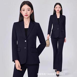 务外员面试正装套装女大学6688/B12生高级教师穿搭职气质工业作服