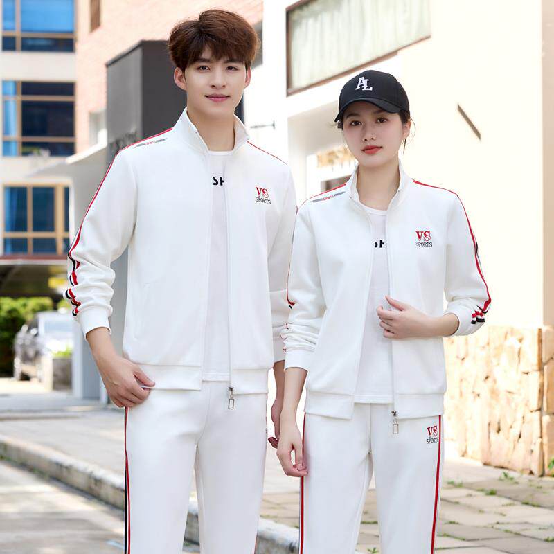 男动士春秋96640690运动套装侣装款女跑步休闲情运服卫衣外套运动