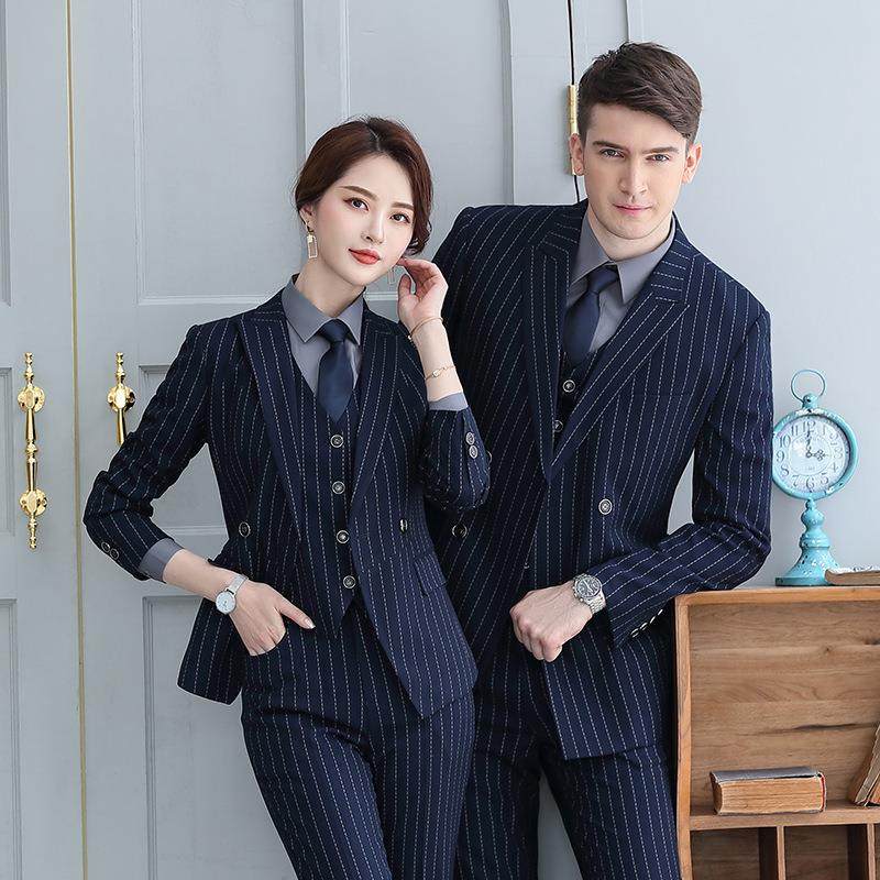 西服套秋装女灰色条纹冬时尚气8002业质大学生职装正面装商务试工,女装/女士精品,职业女裤套装,淘宝优惠券,粉丝福利购,淘宝优惠卷
