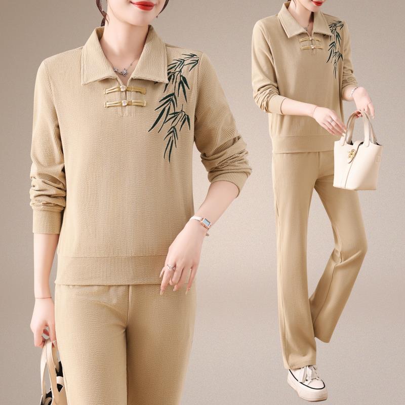 运件动服新套装女春秋季洋宽821975气款时尚韩版卫衣女士休闲松两