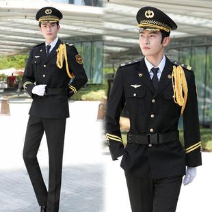 XSLR-736酒店工作服男秋套冬物宾业小区别墅保安制服装售部形象岗