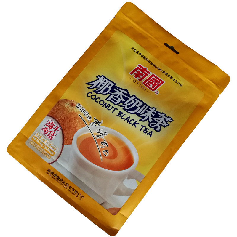 海南旅游特产超市南国椰香奶茶340克[20小包]下午休闲饮品