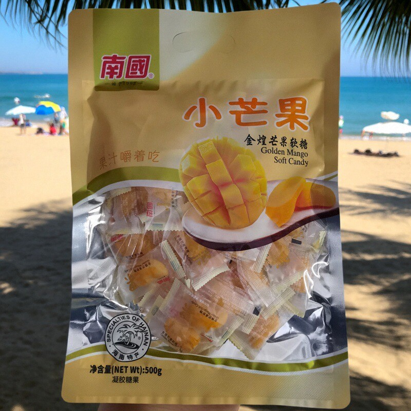 南国金煌芒果软糖500g海南特产