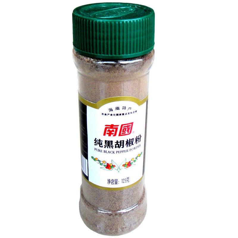 海南特产南国纯黑胡椒粉125克图片