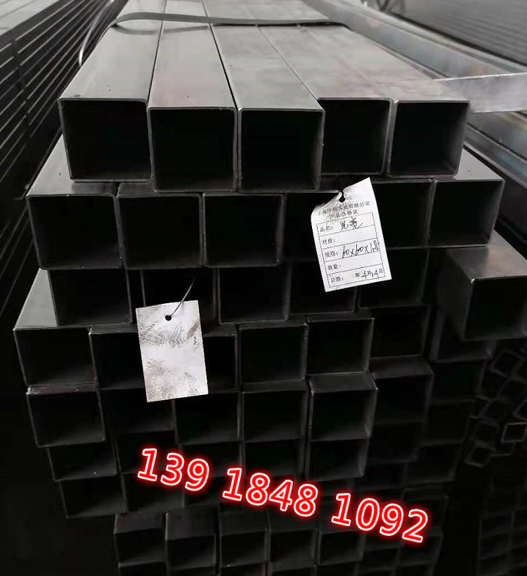 不锈钢管30x80x2\40x70x2家具方管10x15x1.2黑油管15x60x2 19x19