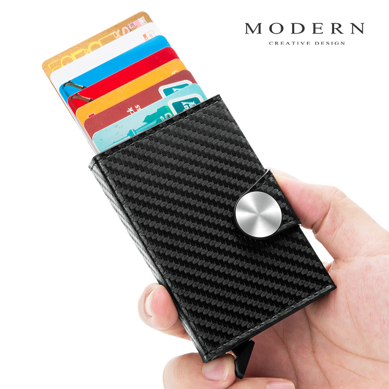德国MODERN钛金属卡盒屏蔽RFID防盗刷超薄卡包钱包钱夹时尚卡套 运动包/户外包/配件 卡包 原图主图