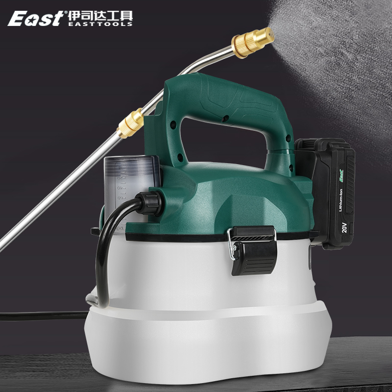 电动喷雾器家用高压锂电池背负式手持智能喷洒消毒浇水喷壶打药机