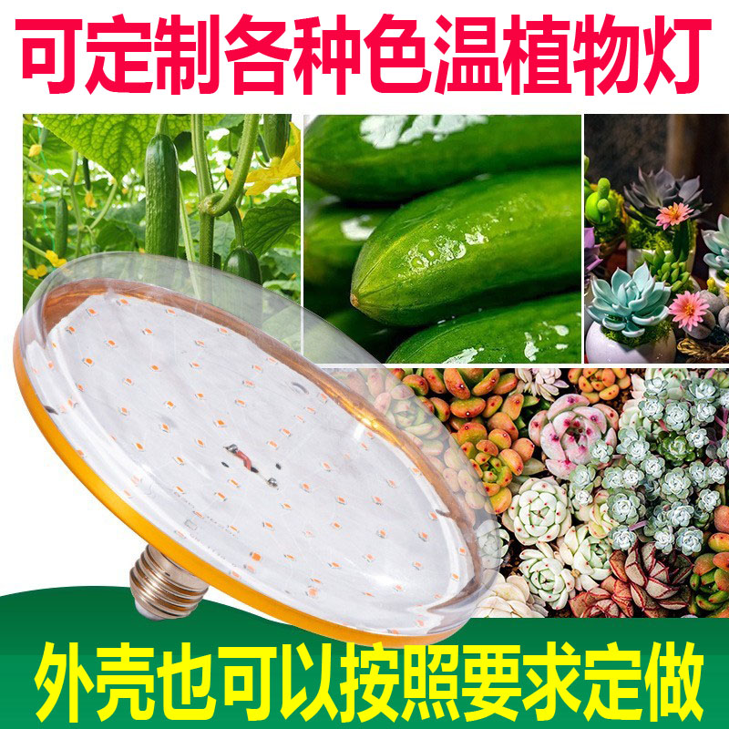 led植物灯订制全光谱大棚黄瓜