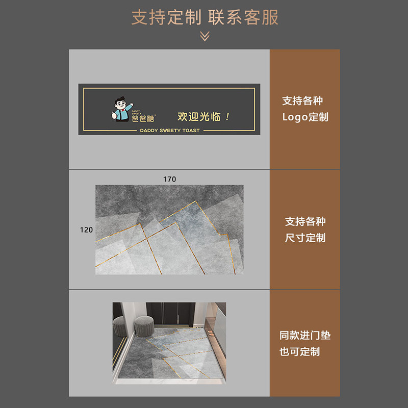 厨房地垫简约皮革满铺免洗可擦防滑防水防油地毯家用进门口脚垫子,居家布艺,家用脚垫,淘宝优惠券,粉丝福利购,淘宝优惠卷