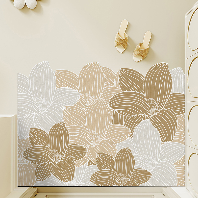 裁剪入户地垫皮革免洗米娜春天