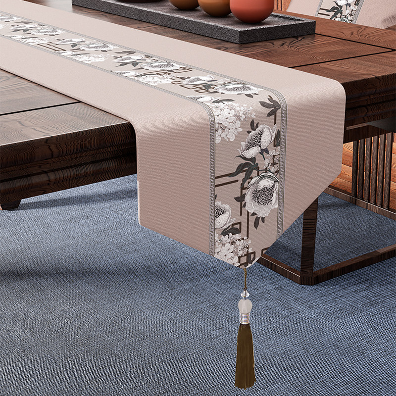 桌旗防水茶席茶几桌布禅意中式台布高端茶桌垫餐桌布电视柜垫布,居家布艺,桌旗,淘宝优惠券,粉丝福利购,淘宝优惠卷