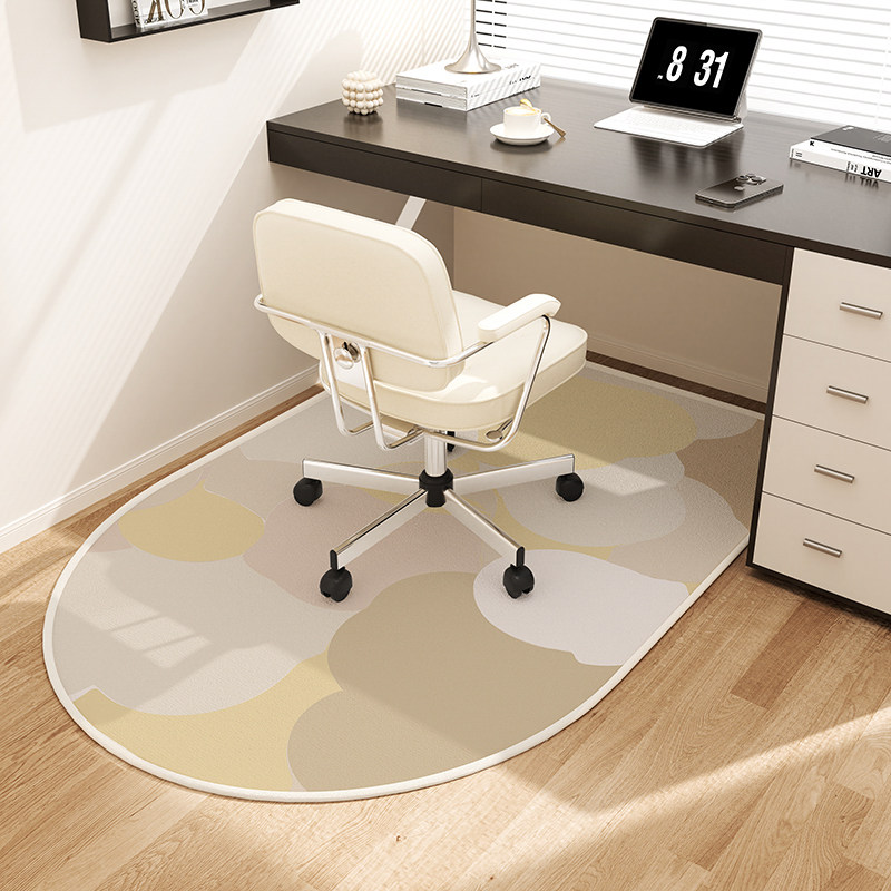书房滑轮转椅地毯卧室垫子电脑椅子地垫学习办公书桌防滑隔音脚垫