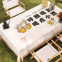 Outdoor camping tablecloth, no-wash, oil-proof, water-proof and sun-proof, outdoor table mat, country-style picnic high-end table mat thumbnail 8