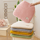 羊羔绒坐垫冬季 加厚办公室久坐椅子垫保暖家用客厅屁垫防滑可拆洗