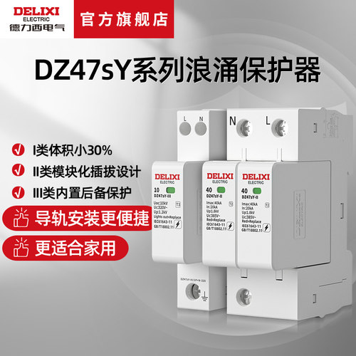 德力西电气浪涌保护器后备保护