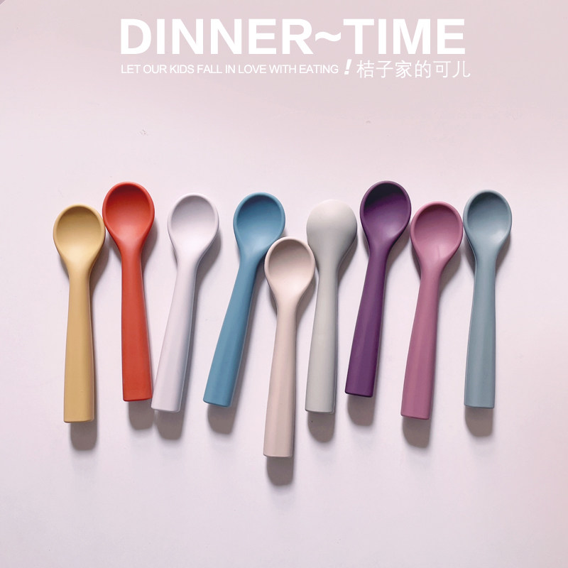 宝宝食品级硅胶软勺儿童学吃饭训练餐具婴儿喂养辅食勺子耐摔便携,婴童用品,儿童勺,淘宝优惠券,粉丝福利购,淘宝优惠卷