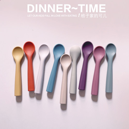 桔子家的可儿辅食勺耐摔