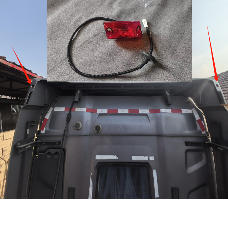 适用于重汽豪瀚N5G N6G N7G豪沃MAX驾驶室示廓灯顶灯