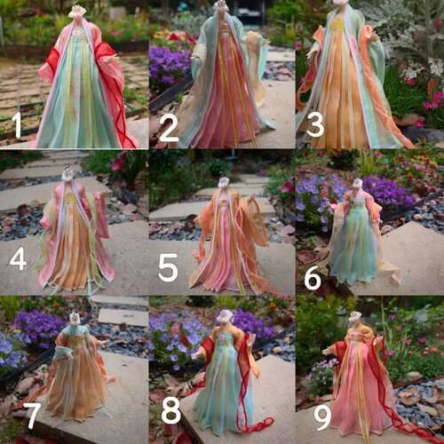 原创八分米甜明月自由主张出逃等可定制尺寸古装古风娃衣套装