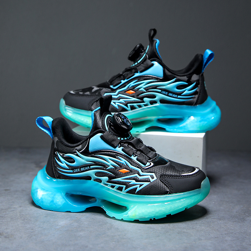 ABCXZPQ男童运动鞋旋转纽扣春秋