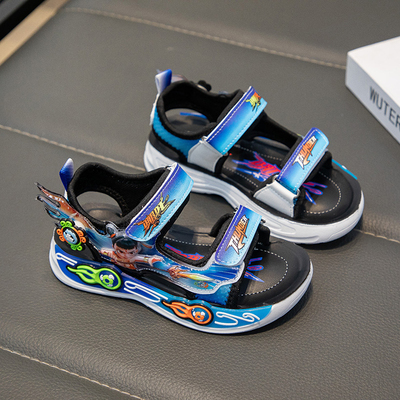 ABC IM男童凉鞋2026新款夏季儿童鞋子小中大童沙滩鞋防滑软底哪吒