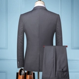 Playboy, комплект, пиджак классического кроя для отдыха, костюм, свадебное платье, 3 предмета