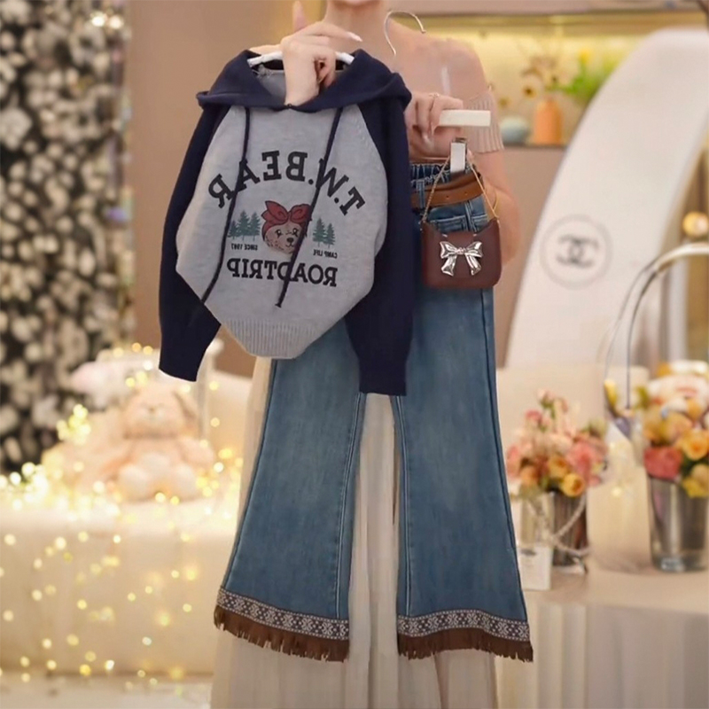 女童毛衣套装秋季新款