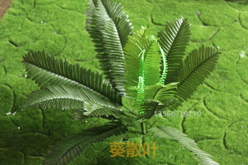 仿真植物花草 假叶常青叶把束葵散叶  花墙植物墙植被