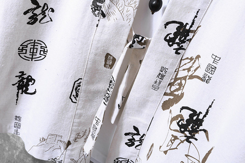 177风秋季新款男士外套复古开衫汉服P40,男装衬衫,星座1615