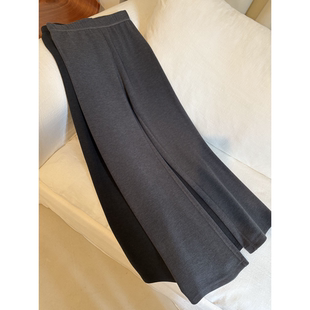 莱赛尔羊毛暖绒磨毛松弛无缝高品质直筒裤 muzi 爆瘦垂垂裤