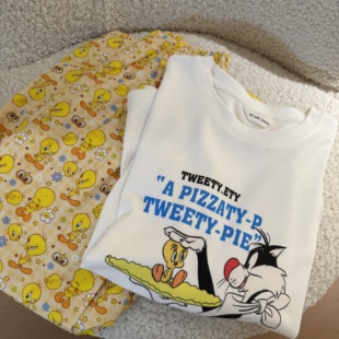 家居套装 高克重超软亲肤优可丝100%纯棉数码 快乐搭档 muzi