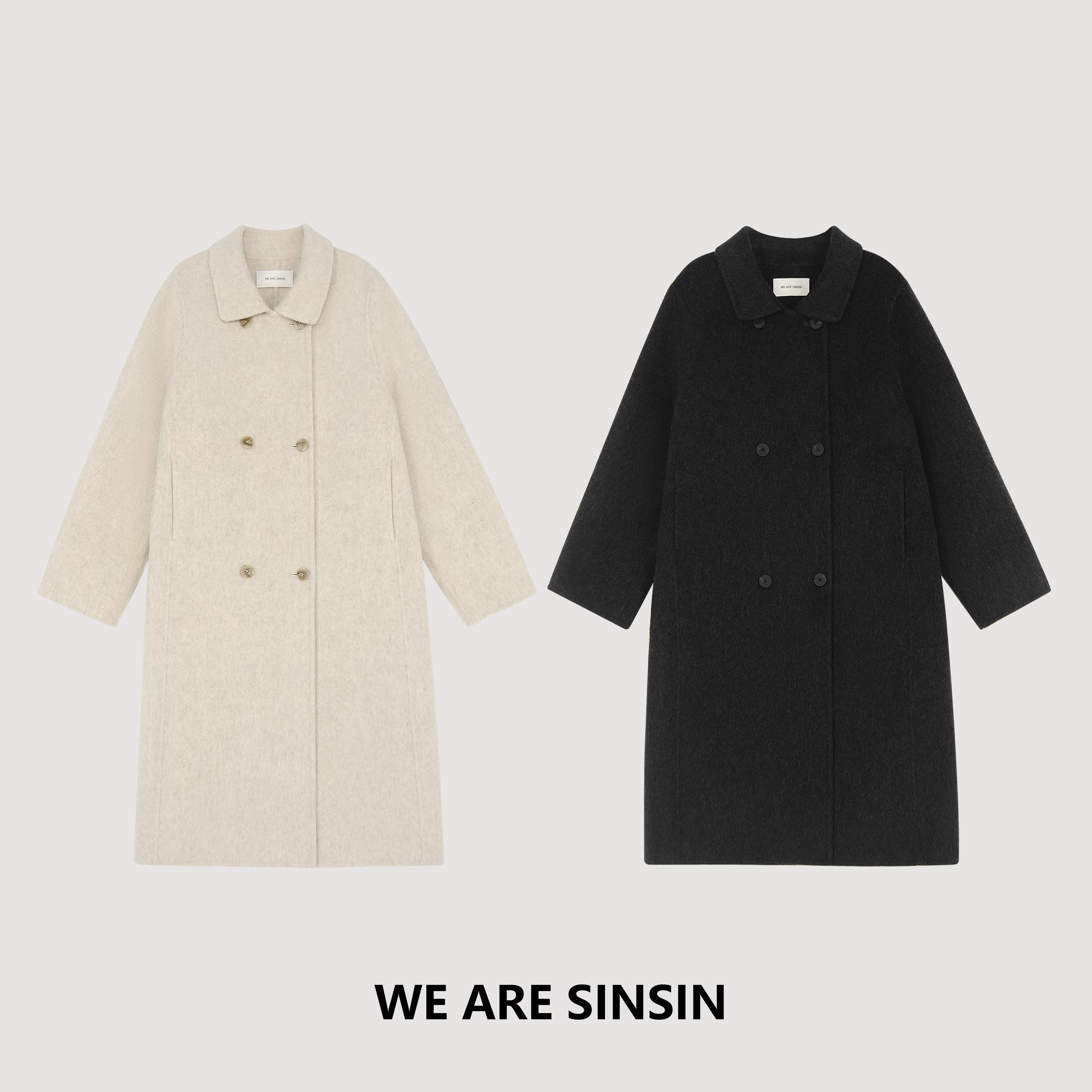 2024秋冬新款韩系时尚毛呢大衣