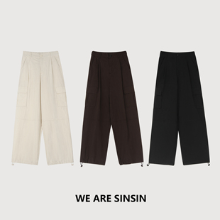 束脚 解压裤 直筒 柔韧挺括设计感美式 muzi｜ 休闲裤 工装