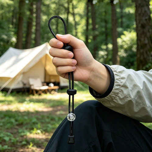 户外登山包固定挂扣弹力绳可调节绑绳背包扩展外挂登山杖松紧绳扣