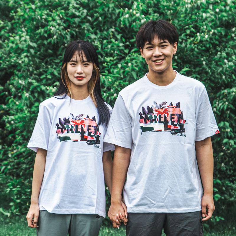 换季清仓专柜正品法国觅乐MILLET户外运动登山长袖短袖棉T恤圆领