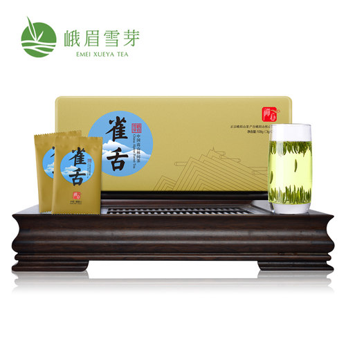 雀舌禅心108g春茶礼盒峨眉雪芽