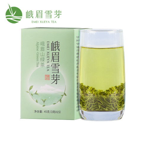 峨眉雪芽绿茶四川自饮实惠