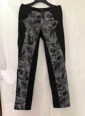 专柜正品 大牌高档秋冬裤子百搭女加厚小脚裤显瘦 82154C