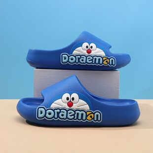 儿童拖鞋男童机器猫夏季防滑软底中大童宝宝男孩女童室内凉拖外穿