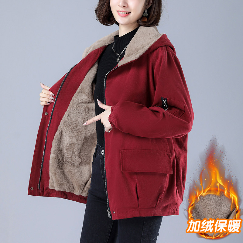 派克服女棉衣2026年新款冬天韩版爆款棉服秋冬棉袄加厚加绒外套潮