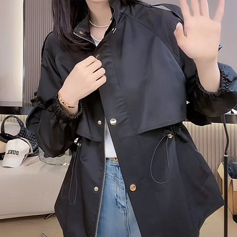 时尚风衣外套女春秋新款2025年爆款欧货小个子流行高级感夹克上衣