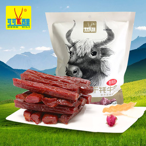 可可西里风干牦牛肉250g香辣五香味青海西藏特产小吃牛肉干
