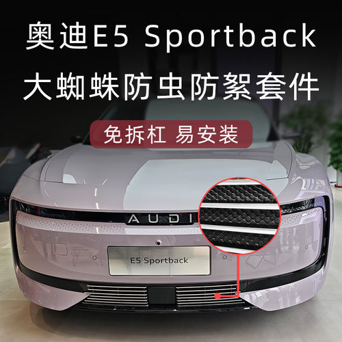 奥迪e5sportback防虫中网套件