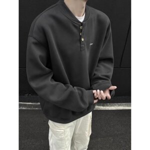 【190】套头卫衣男女秋冬季简约款休闲长袖上衣A079-W18-P30图片