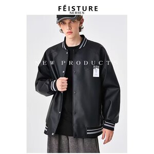 【网23】百搭棒球服夹克皮衣A079-J445-P65图片