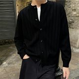 【99】开衫毛衣男秋季韩圆领宽松百搭外套针织衫A079-MY3411-P55，男装针织衫/毛衣，电商A079