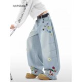 【网36】秋冬新款宽松显瘦百搭直筒阔腿拖地裤潮A079-6637-48，男装休闲裤，电商A079