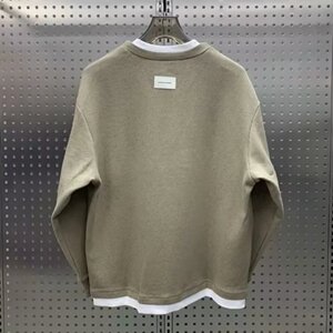 【网140】秋季新款廓形假两件V领长袖卫衣A079-M361-P35图片